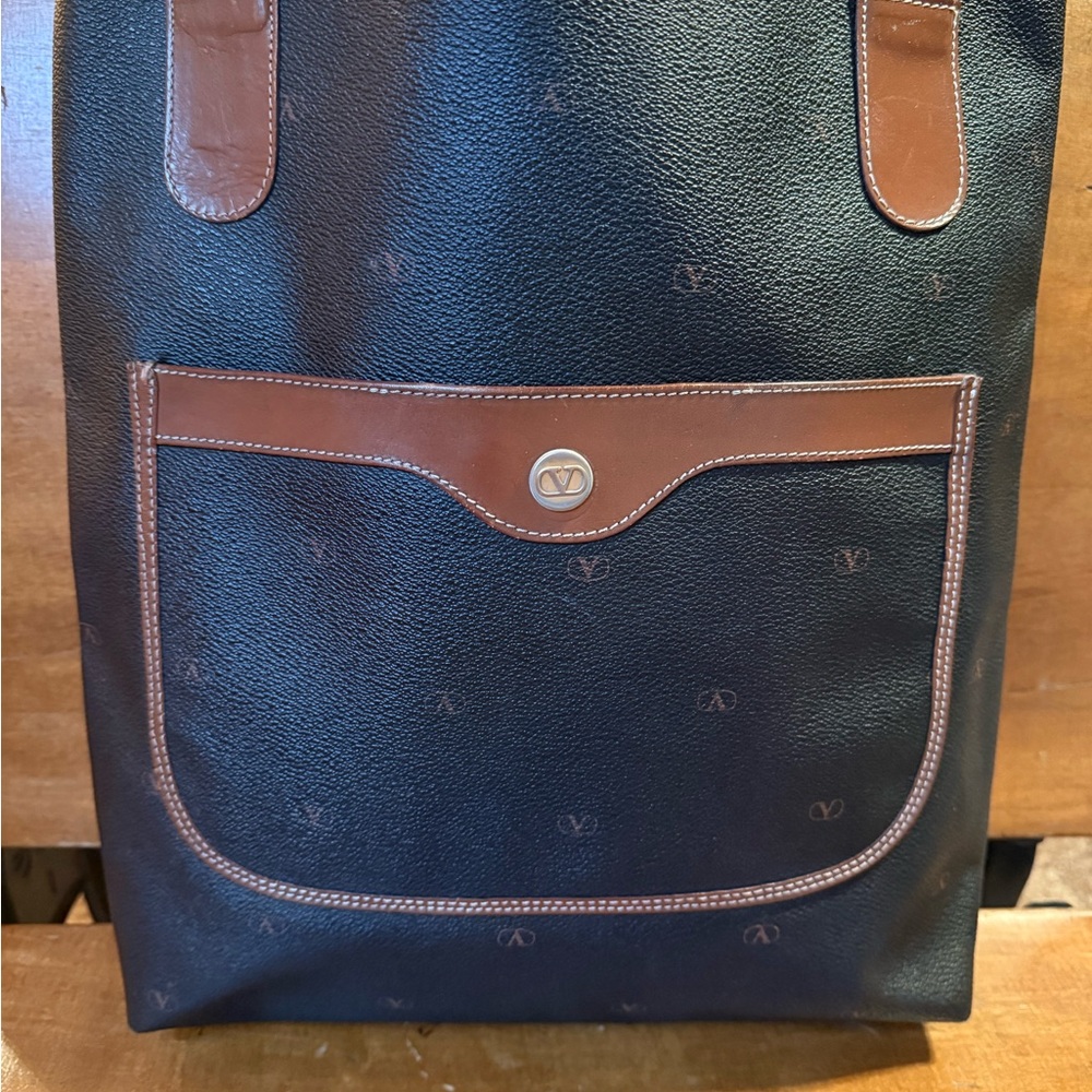 Valentino Black and Brown Women's tote